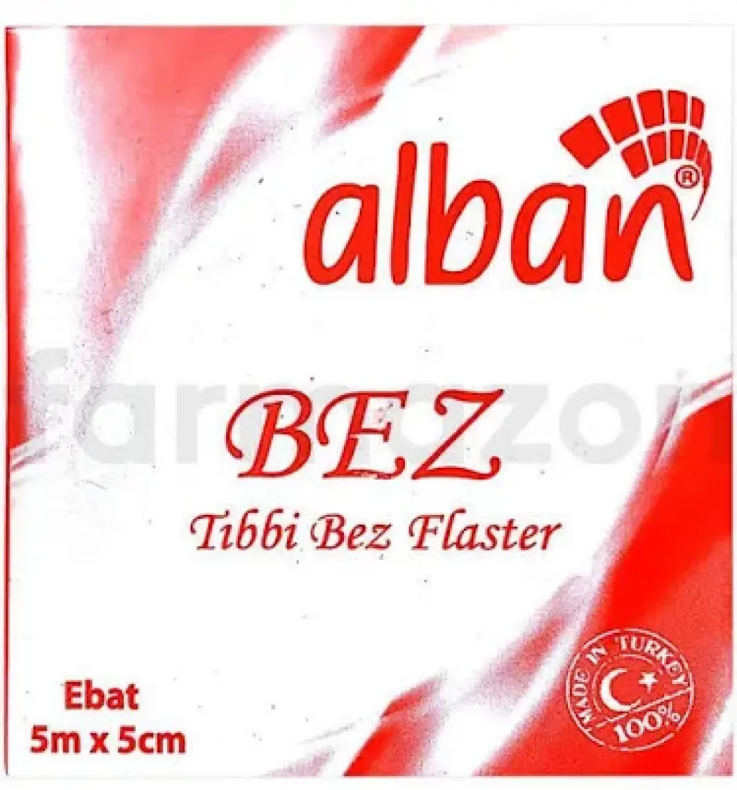 Alban Tibbi̇ Bez Flaster 5 M x 5 cm
