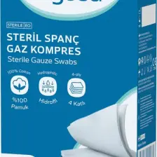 B-Good Steril Emici Spanç Kompres 7.5cmx7.5cm 25LI