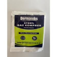 Dermateks Steril Gaz Kompres 7,5 cmx7,5 cm 100 Adet