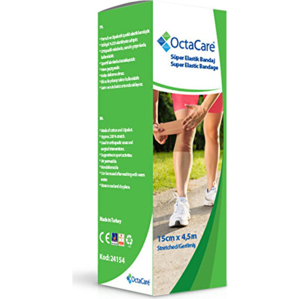 Octacare Süper Elastik Bandaj - 15CM x 4,5cm