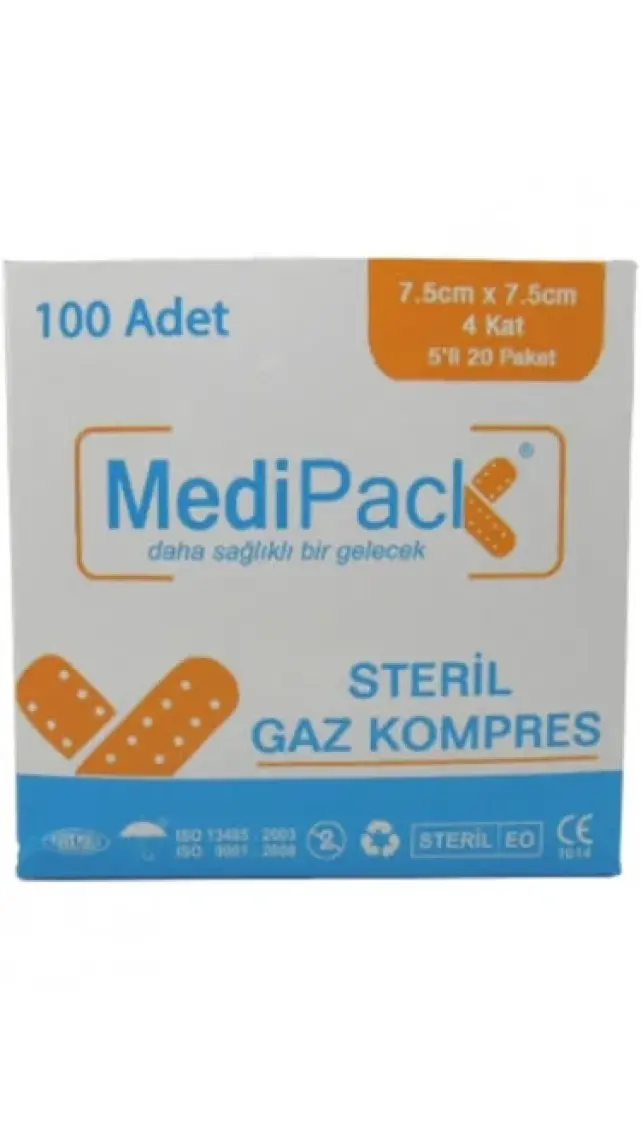 Alvita 25'li 100'LÜ Gaz Kompres Steril