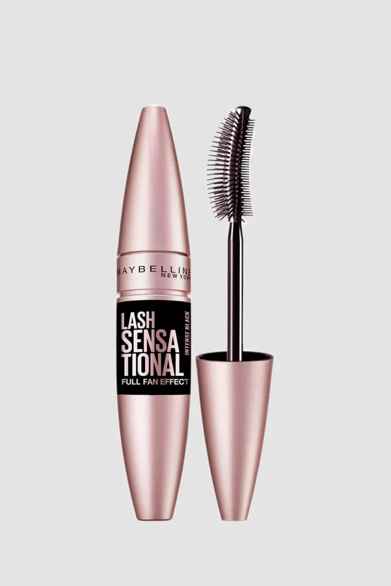 Maybelline New York Lash Sensational Intense Maskara Yelpaze Etkili, Ekstra Siyah