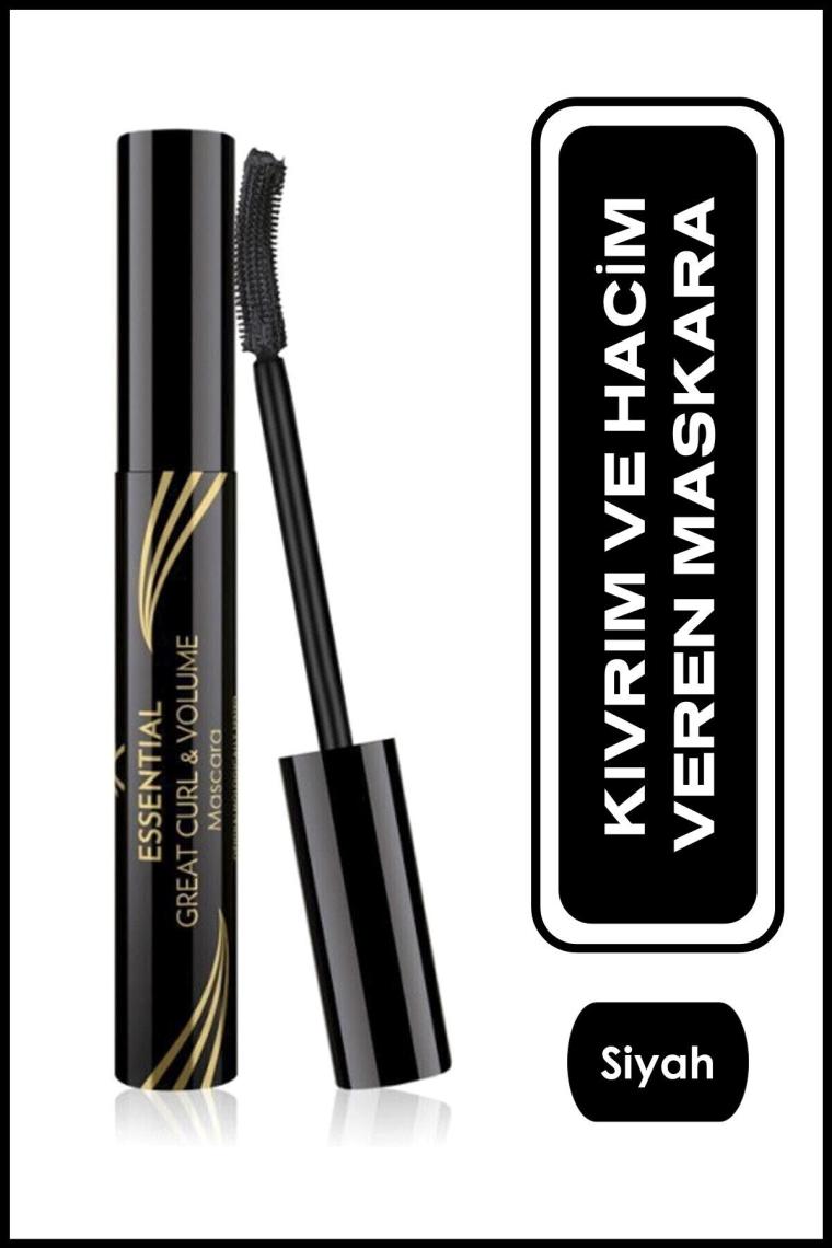 Golden Rose Essential Kıvrım ve Hacim Etkisi Veren Maskara