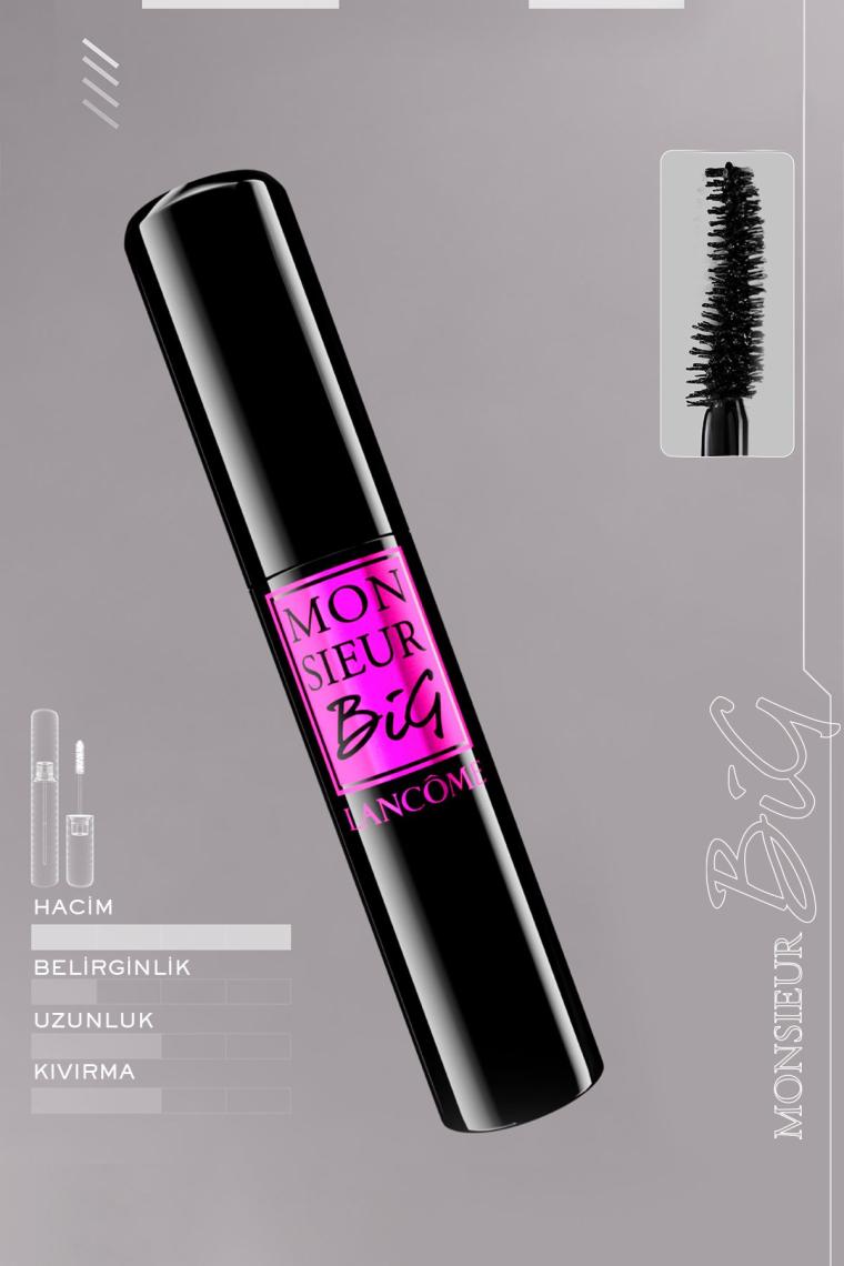 Monsieur Big Yüksek Hacim Etkili Siyah Maskara 01 Big İs The New Black 3614271682369