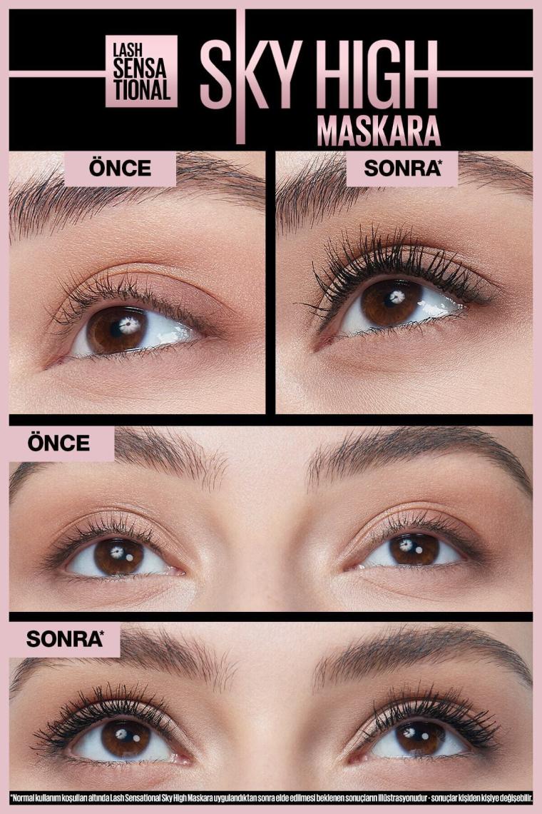 Maybelline New York Lash Sensational Sky High Black Maskara