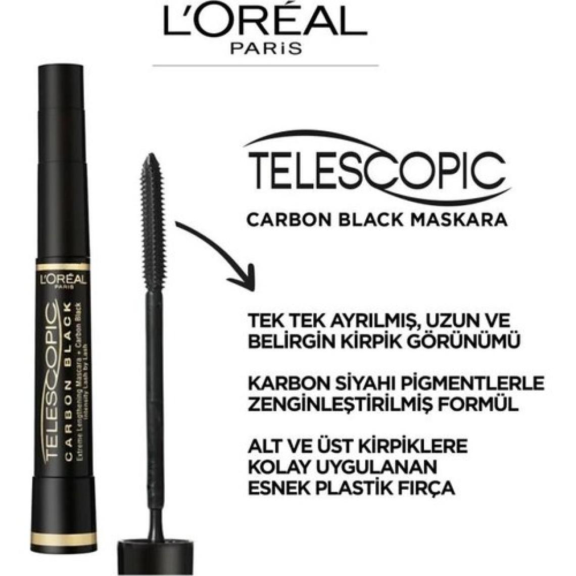 Loreal Paris Telescopic Carbon Black Maskara