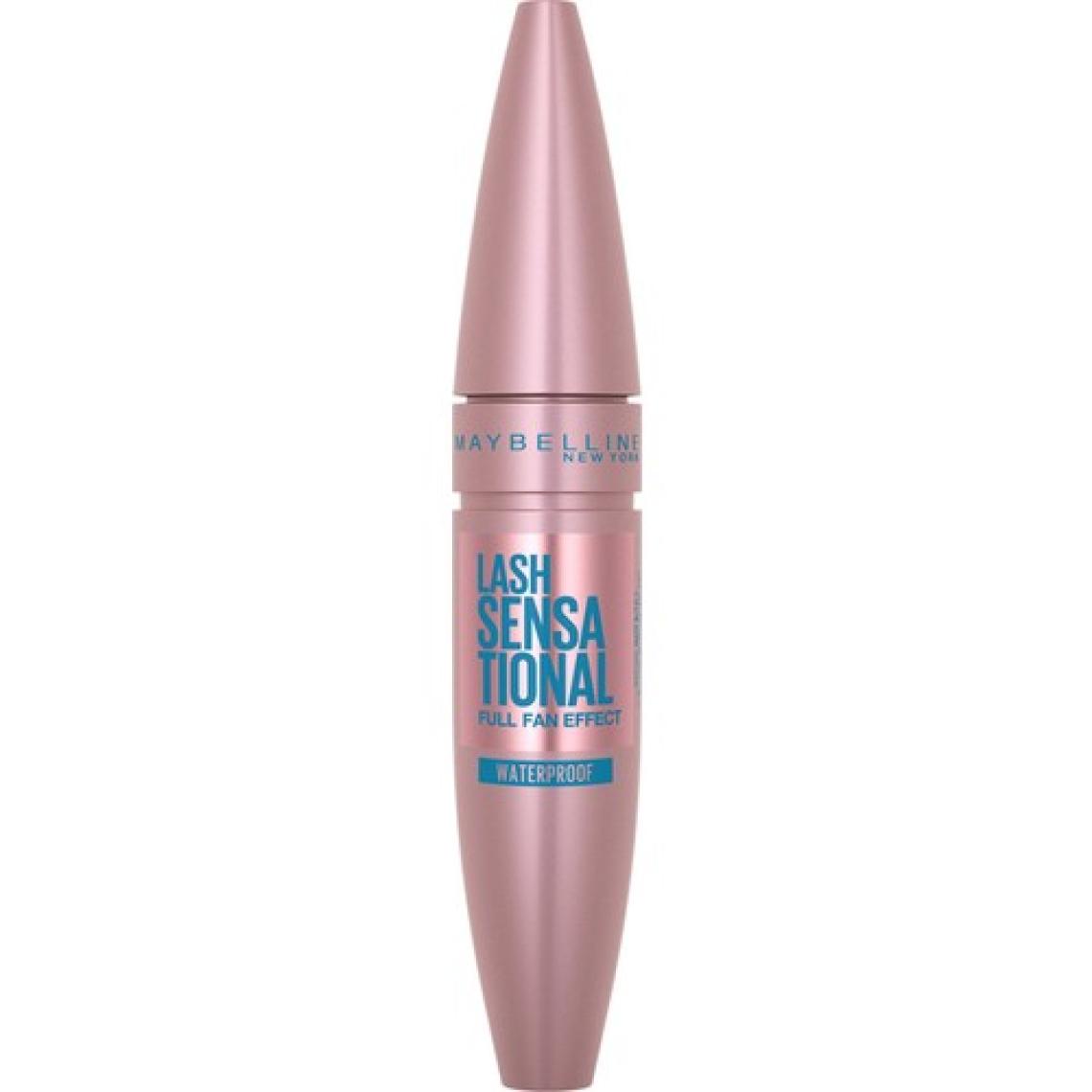 Maybelline Lash Sensational Waterproof Black Suya Dayanıklı Yelpaze Etkili Maskara