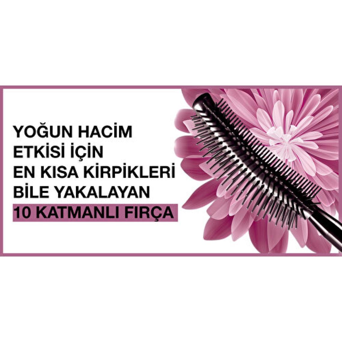 Maybelline Lash Sensational Waterproof Black Suya Dayanıklı Yelpaze Etkili Maskara