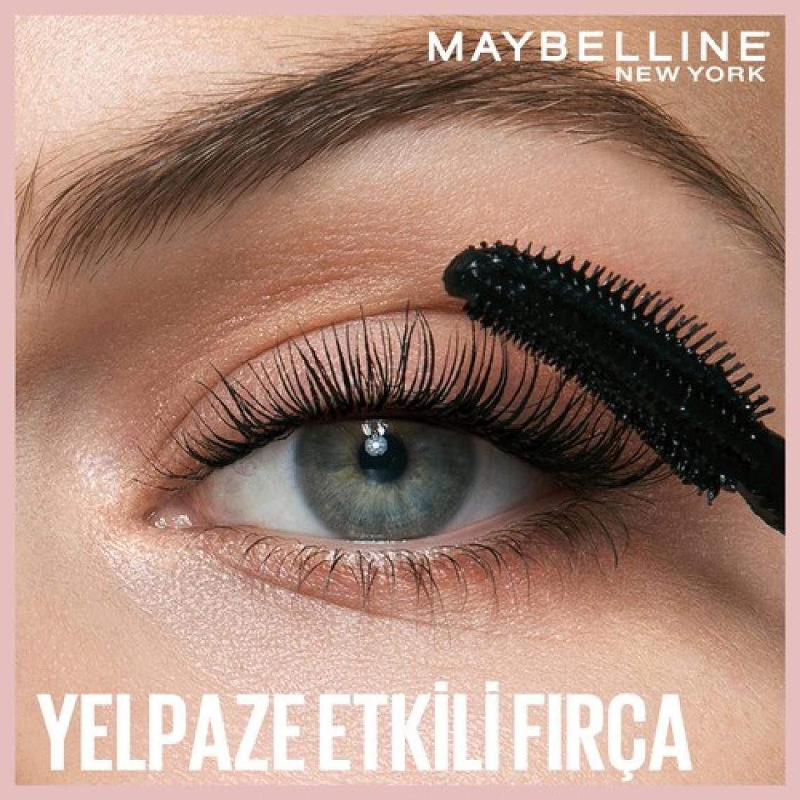 Maybelline Lash Sensational Waterproof Black Suya Dayanıklı Yelpaze Etkili Maskara