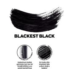 Unlimited Kirpiklere Kalkık Görünüm Veren Maskara 10 Ml. Blackest Black
