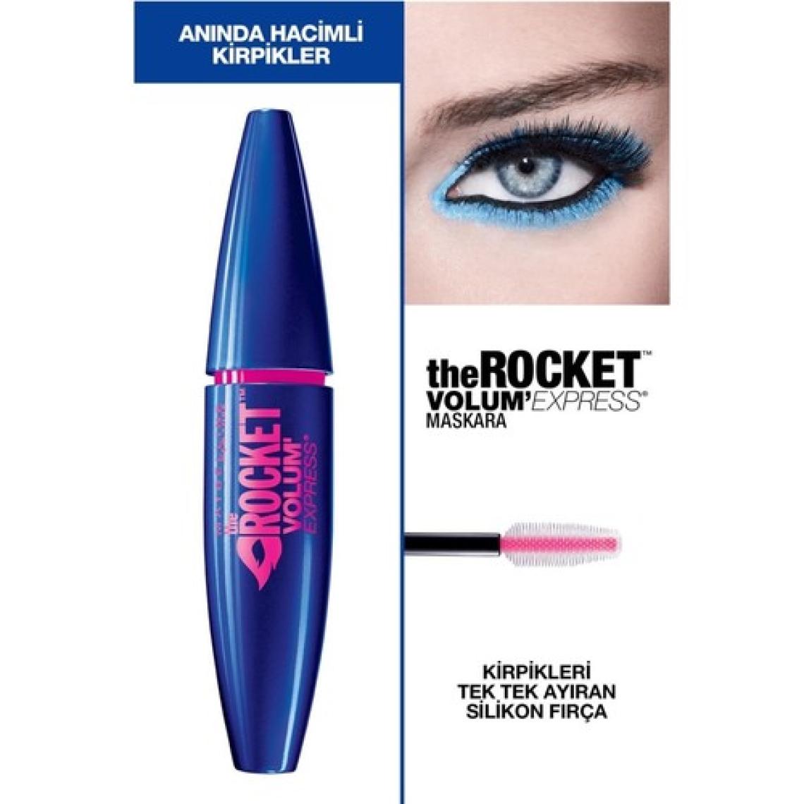 Maybelline New York Volum' Express Rocket Ekstra Siyah Maskara
