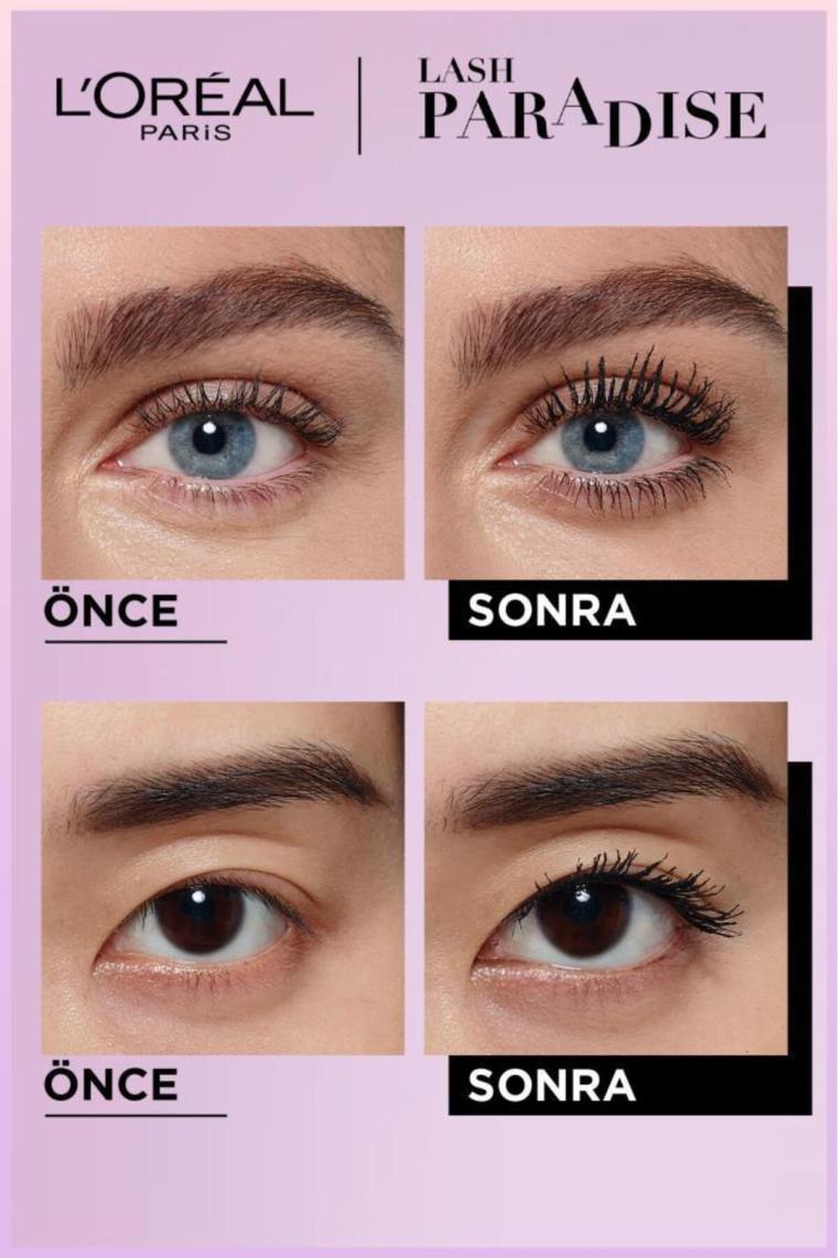 L'oréal Paris Lash Paradise Intense Black Ekstra Siyah Maskara