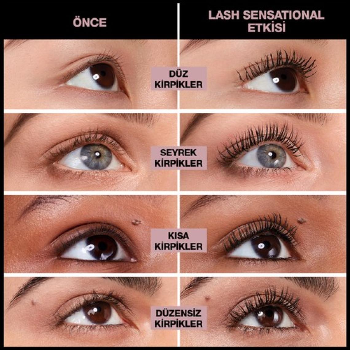 Lash Sensational Yelpaze Etkili Siyah Maskara