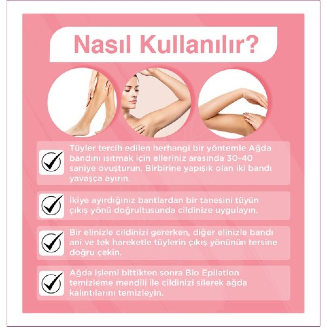 Bioder Bitkisel Sirli Bant Ağda Hassas Dahil Tüm Cilt Tipleri x