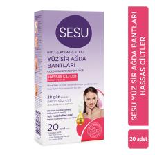 Yüz Sir Ağda Bandı Hassas Ciltler 20 Li