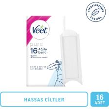 Veet Pure Hipoalerjenik Sir Ağda Bandı Bikini & Koltuk Altı Bölgesi 16'lı