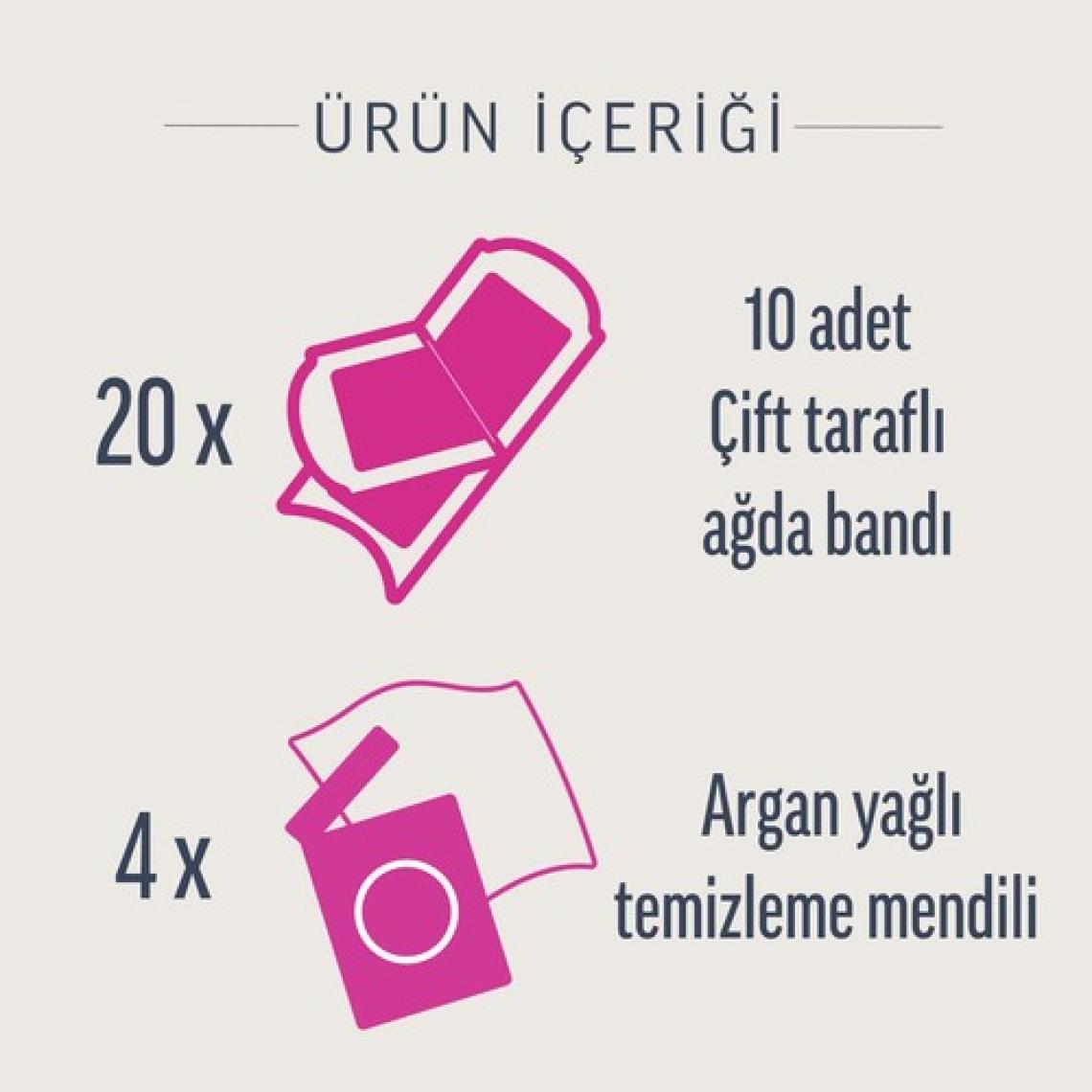 Veet Pure Hipoalerjenik Sir Ağda Bandı Yüz Bölgesi 20'li X 2