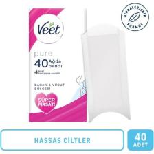 Veet Pure Ağda Bandı Promo 40'lı