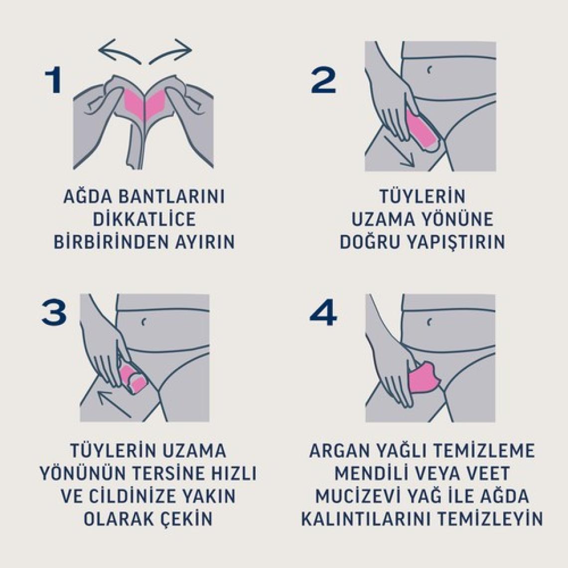 Veet Pure Hipoalerjenik Sir Ağda Bandı Bikini & Koltuk Altı Bölgesi 16'lı X 2