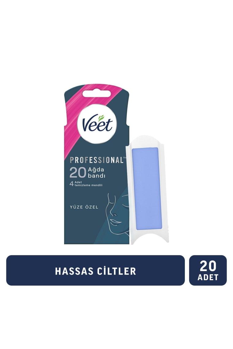 Professional Yüz Ağda Bandı Hassas Ciltler 20'li
