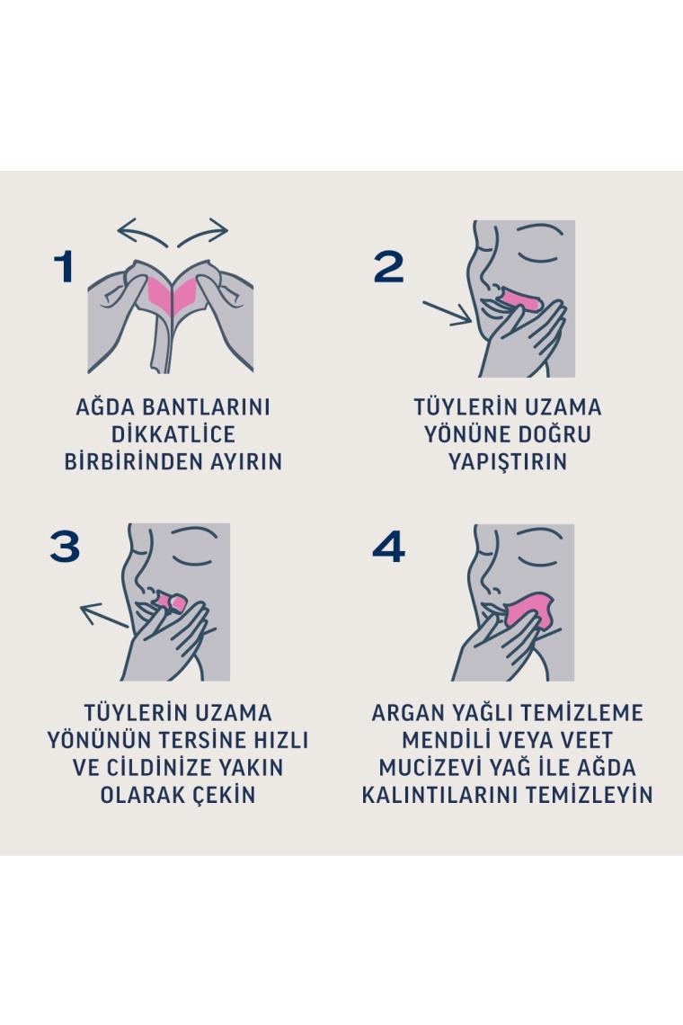 Pure Hipoalerjenik Sir Ağda Bandı Yüz Bölgesi 20'li