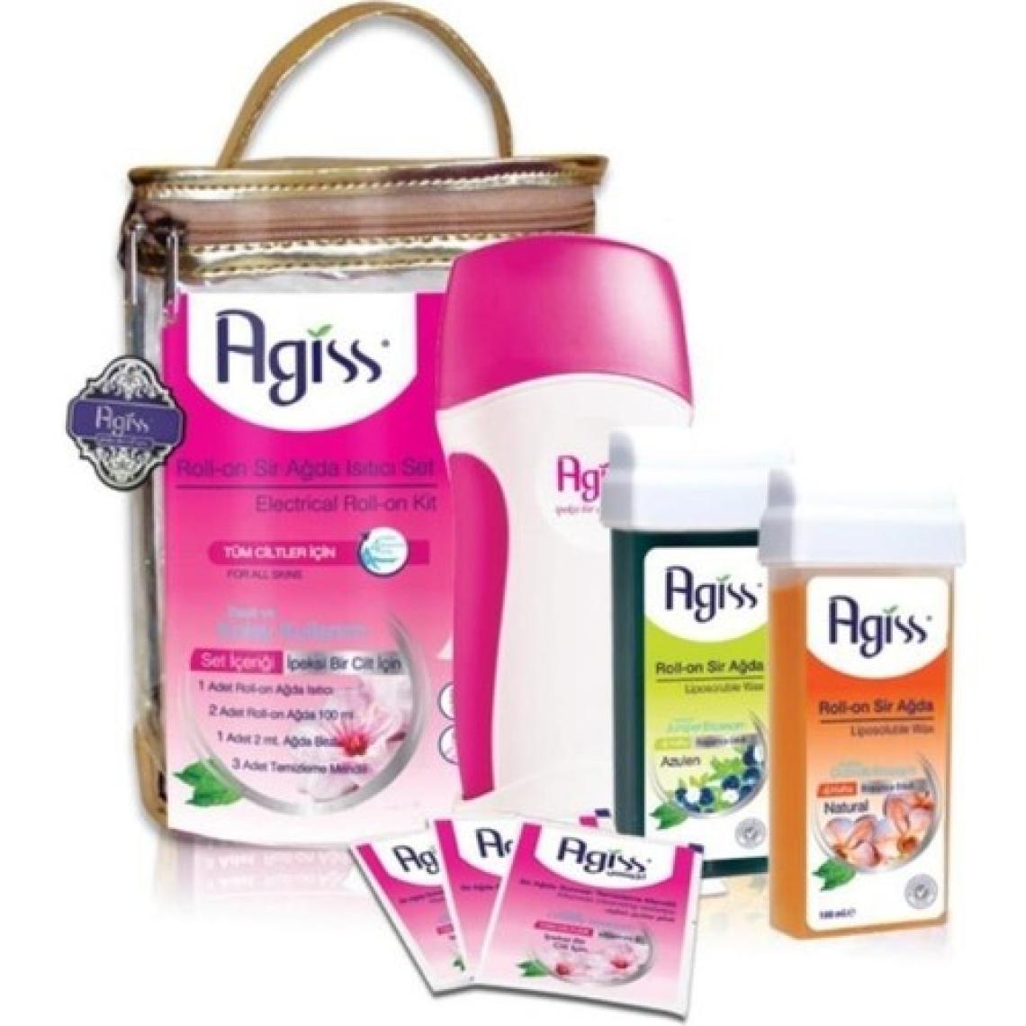 Easyso Agiss Çantalı Set Sir Ağda Isıtıcısı+ Roll-On Büyük Tam Set