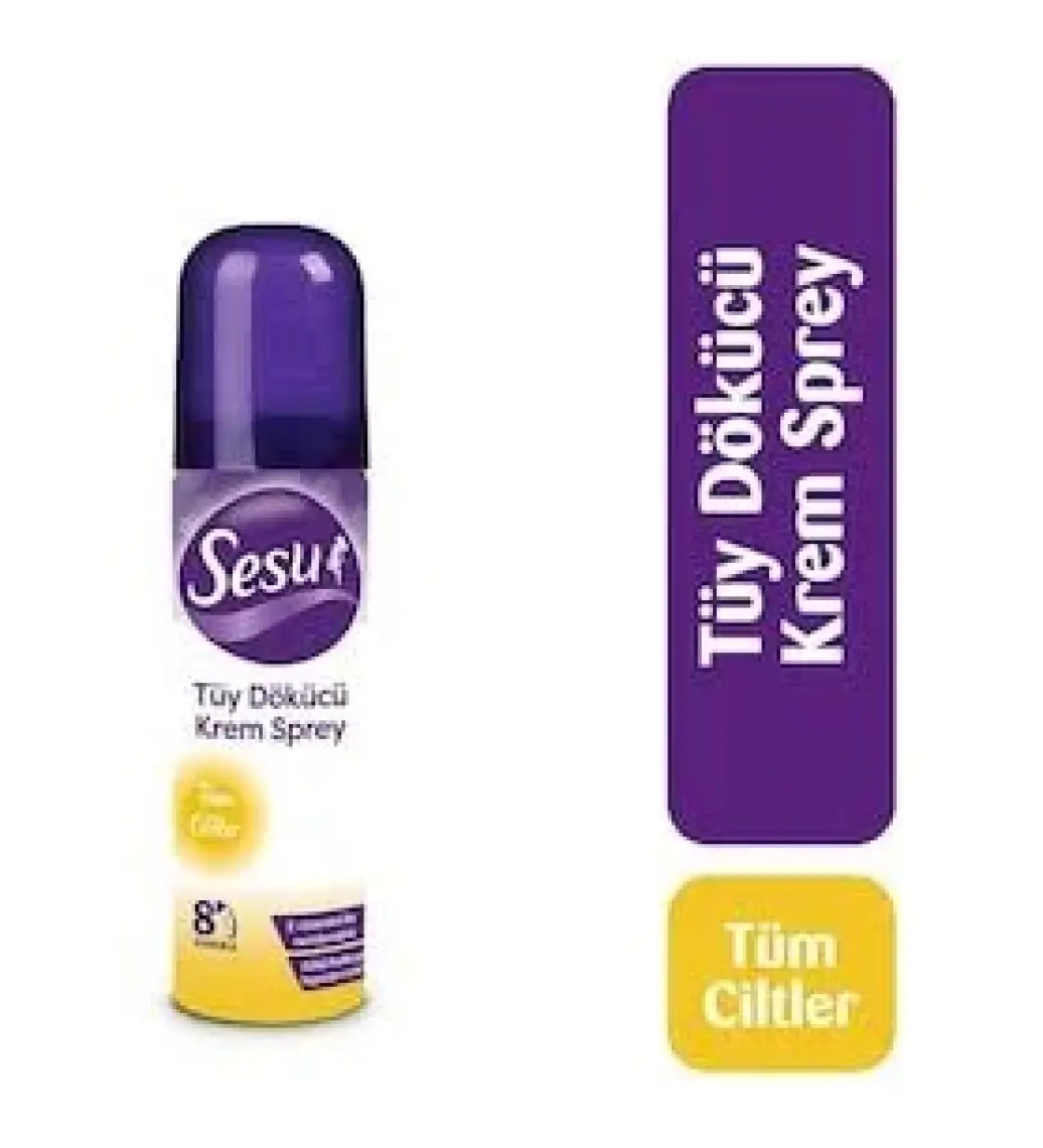 Sesu Tüy Dökücü Krem Sprey Normal Ciltler 150 ml