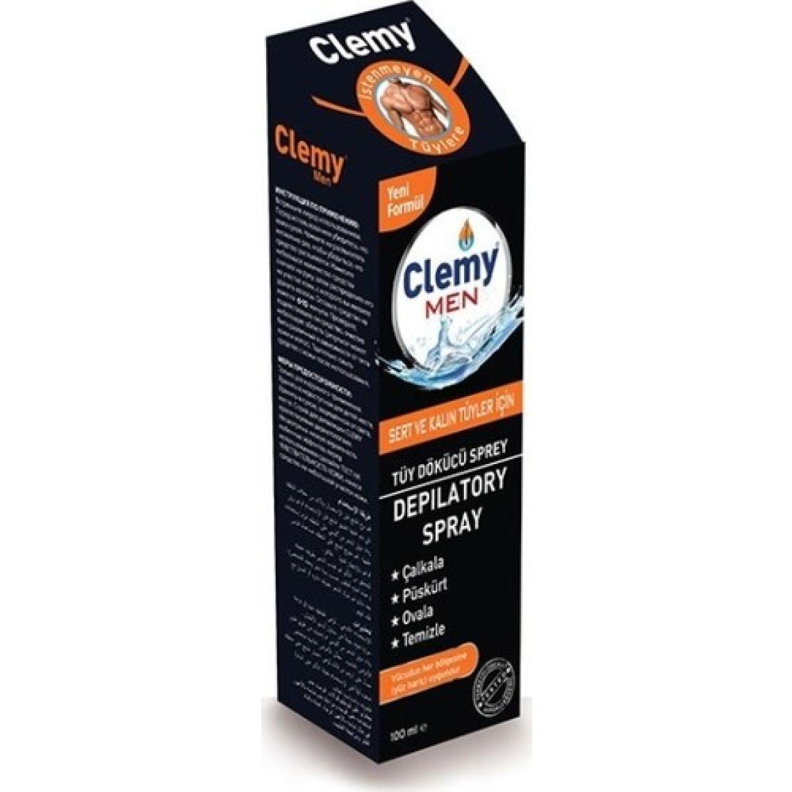 Clemy Men Tüy Dökücü Sprey Sert ve Kalın Tüyler 100 ml