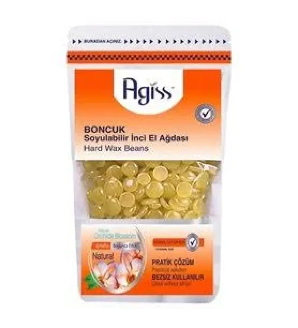 Agiss Normal Ciltler için Natural Boncuk Soyulabilir İnci El Ağdası 220 gr