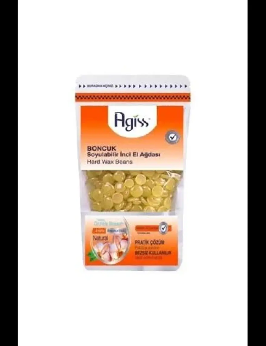 Agiss Normal Ciltler için Natural Boncuk Soyulabilir İnci El Ağdası 220 gr
