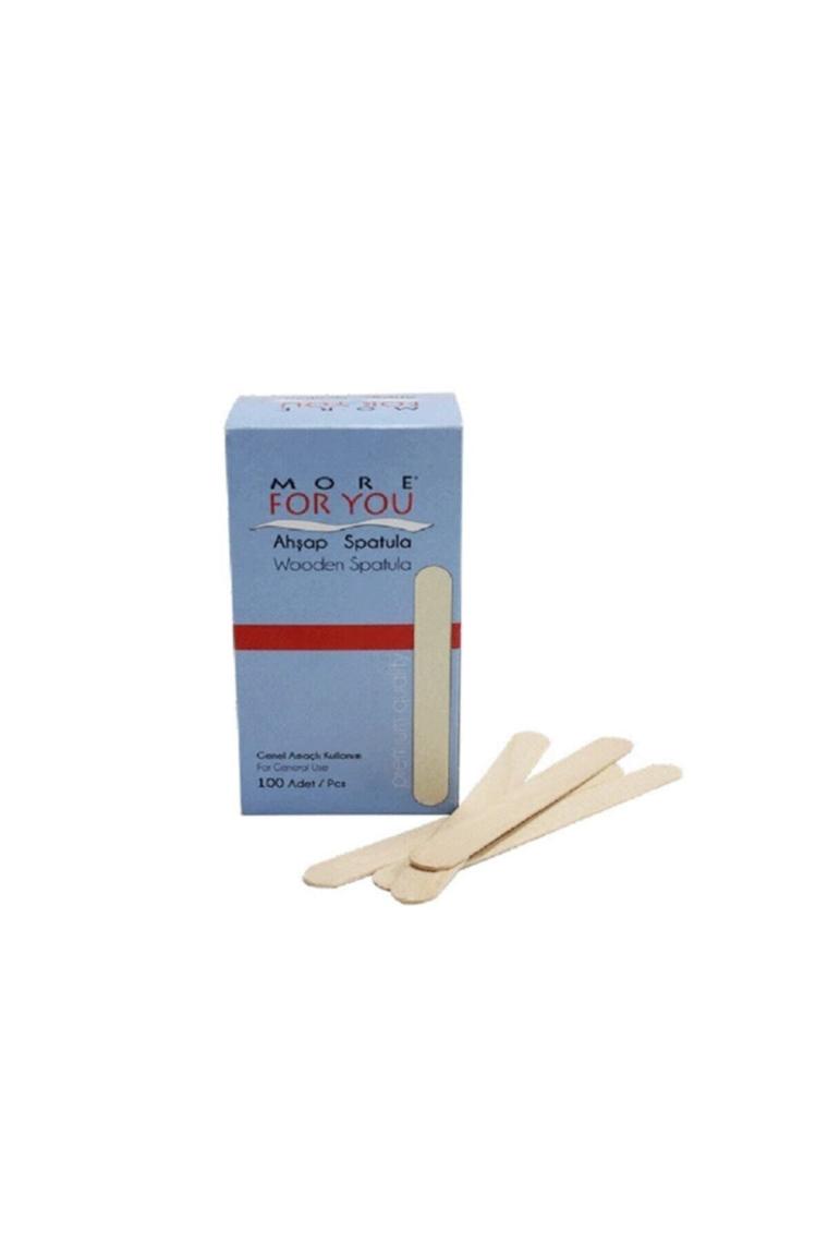 Ahşap Ağda Spatulası 100 Adet Spatula