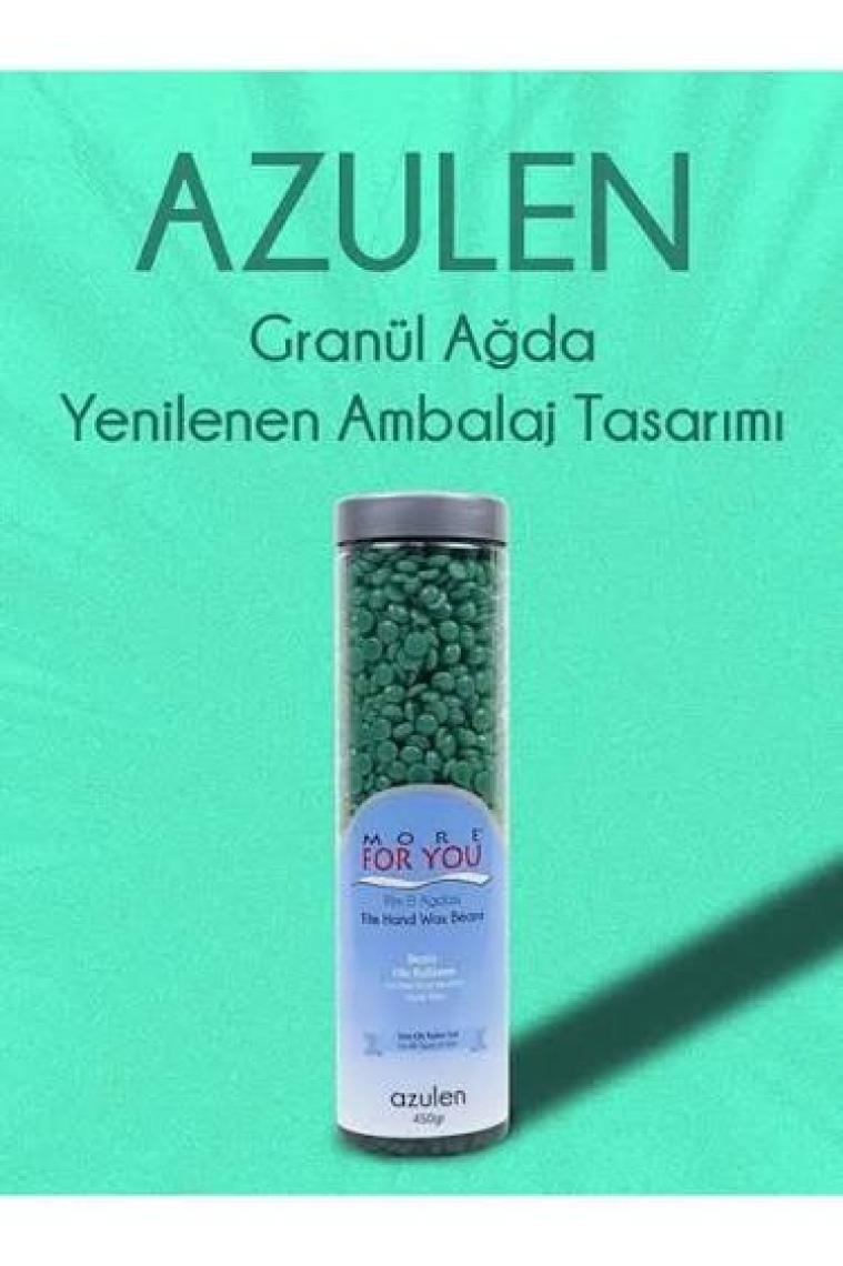 More For You Film Sir El Ağdası Boncuk Granül  Azulen (Yeşil ) 450 gr Pet