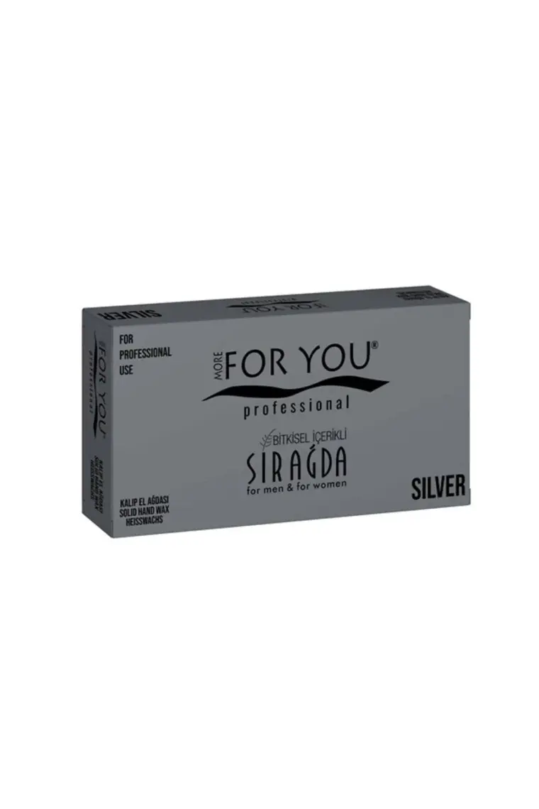 More For You Bitkisel Kalıp Sir Ağda Silver ( Gümüş ) 500 Ml
