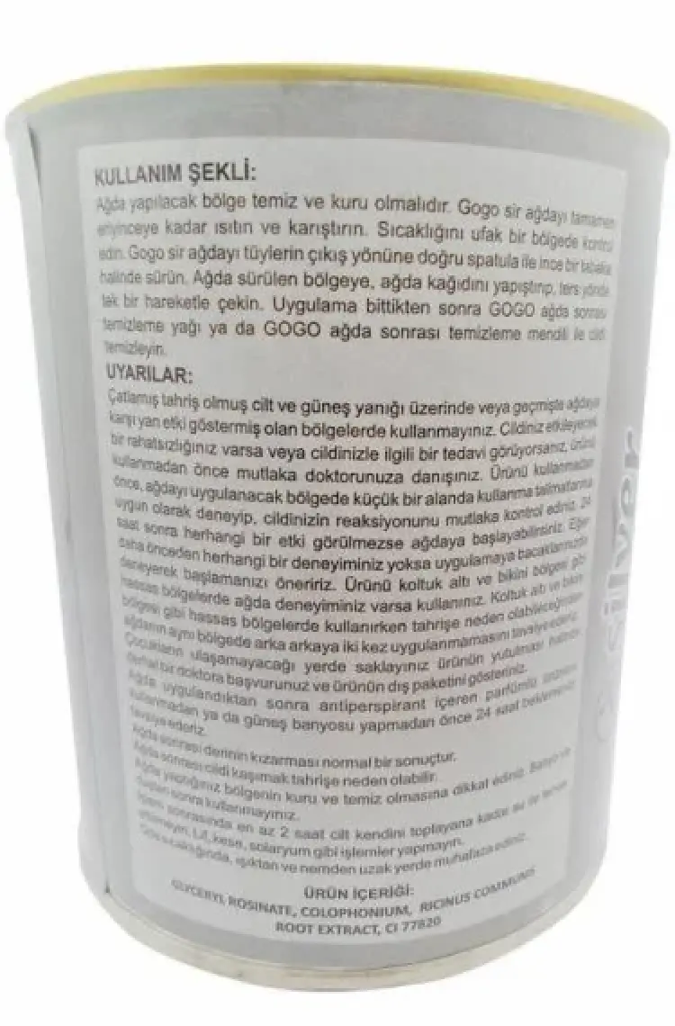 Gogo Kavanoz Sir Ağda 800 ml