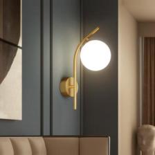 Vertigo Modern Eskitme Beyaz Kapalı Camlı Aplik