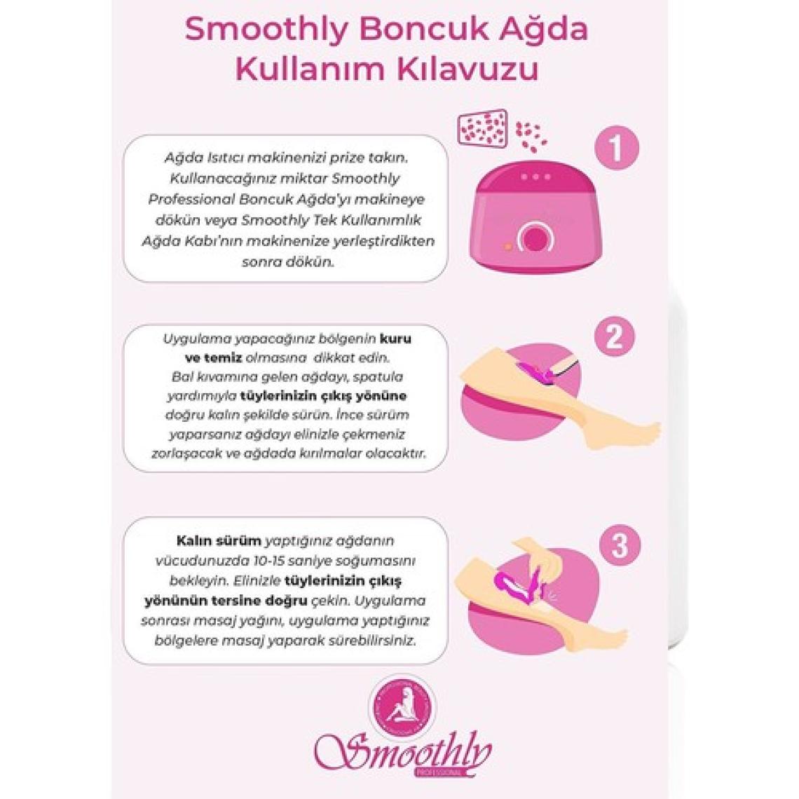 Smoothly Dev Ağda Seti Boncuk Ağda + Kuaför Ağdası + Büyük Sir Ağda Makineli Ağda Seti