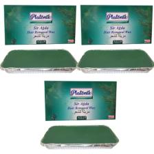 Platonik Azulen Kalıp Ağda 400 gr x 3'lü (Yeşil-Normal Ciltler Için)