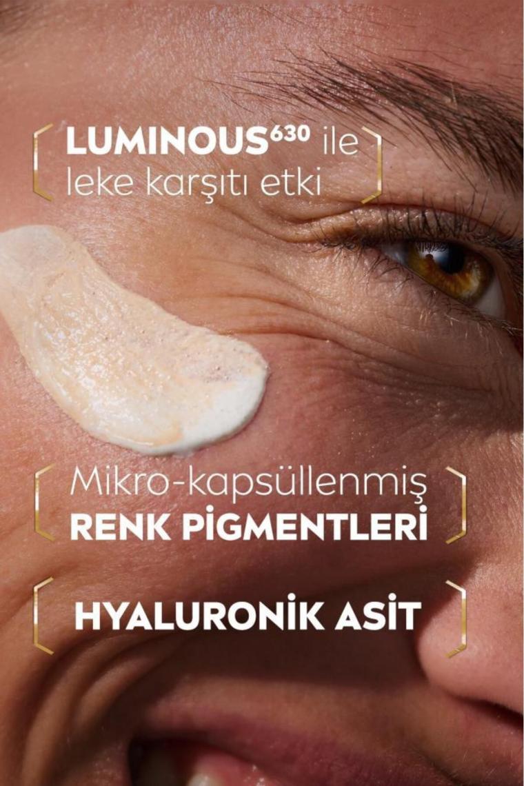 Nivea Lumınous630 Koyu Leke Karşıtı Cc Yüz Kremi 40ml, Spf30 Güneş Koruyucu, Hyaluronik Asit, Açık Ton