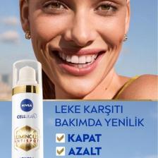 Nivea Lumınous630 Koyu Leke Karşıtı Cc Yüz Kremi 40ml, Spf30 Güneş Koruyucu, Hyaluronik Asit, Açık Ton