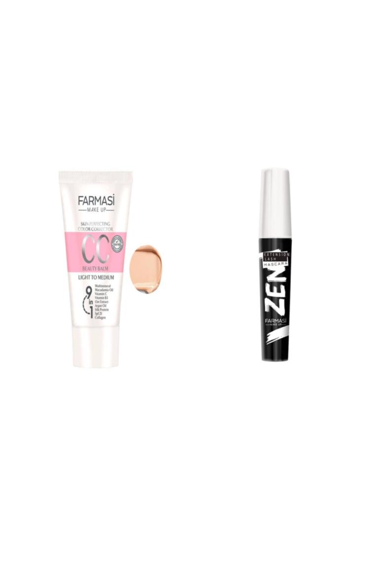 Farmasi Cc Krem 50 ml Açıktan Ortaya + Zen Maskara 8 ml