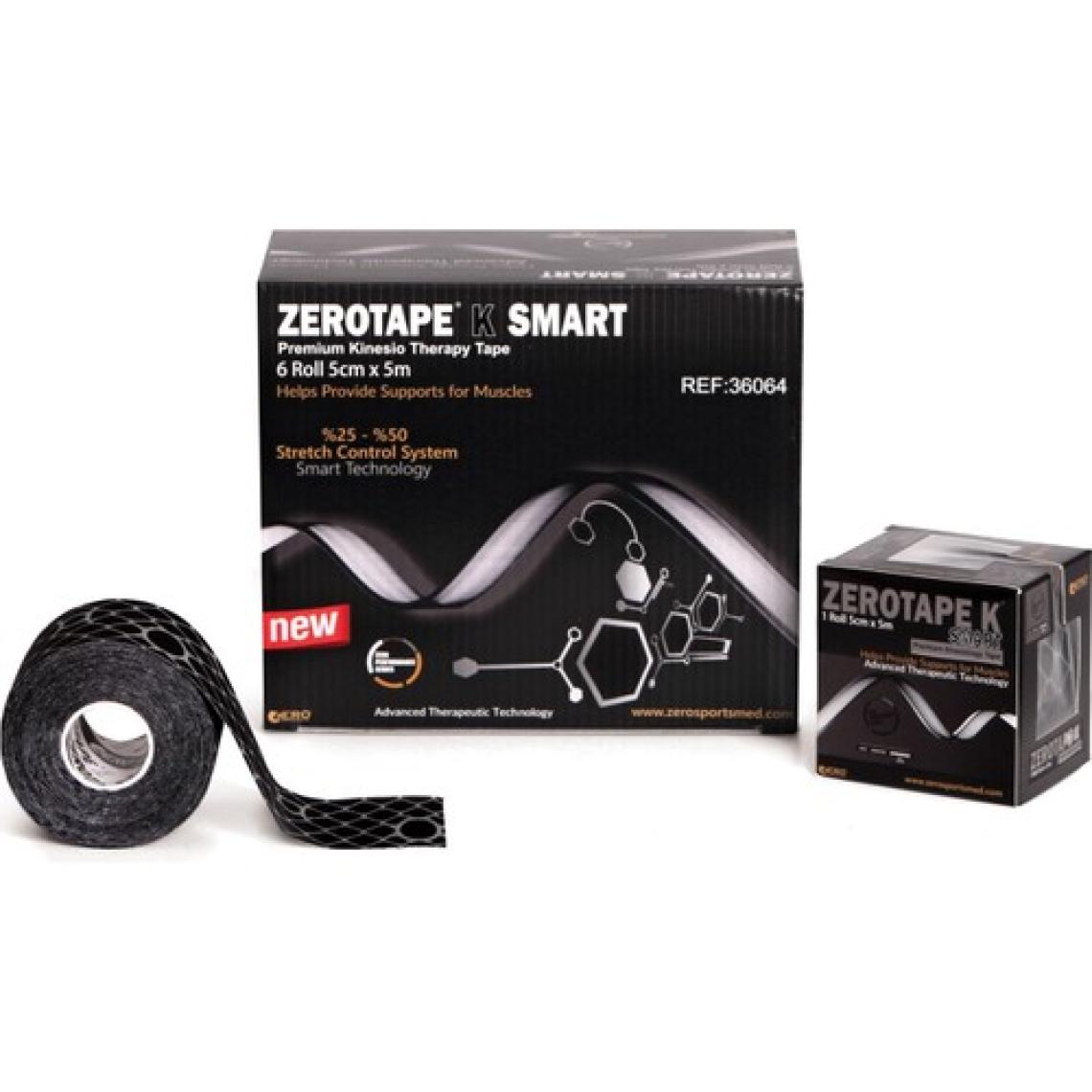 Zero Sports Med Zerotape K Smart Black/silver 5cm x 5m
