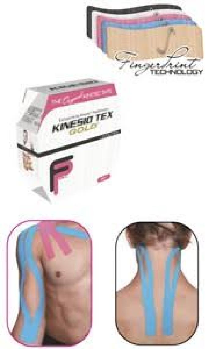 Kinesio Tape Tex Gold 5 cm x 5 m Band Kırmızı