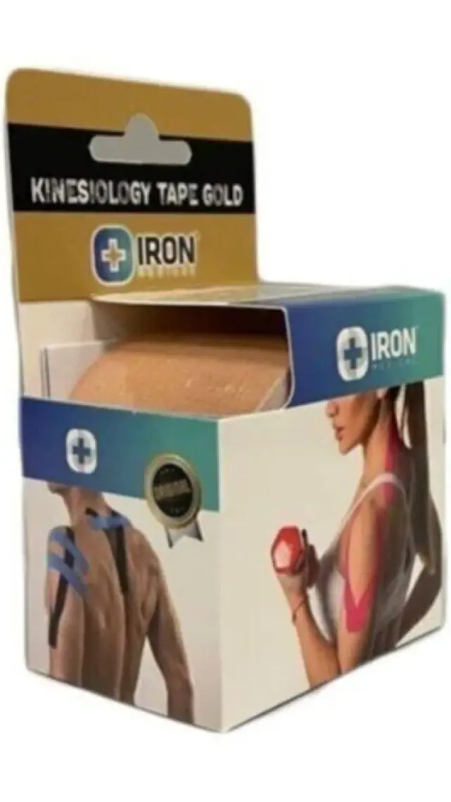 Iron Kınesıolo Tape Gold