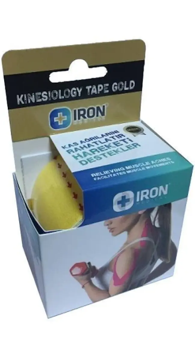 Iron Kınesıolo Tape Gold