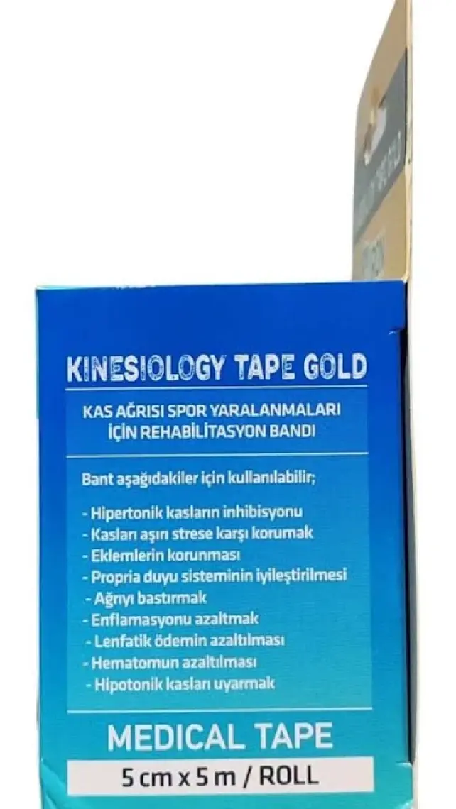 Iron Kınesıolo Tape Gold