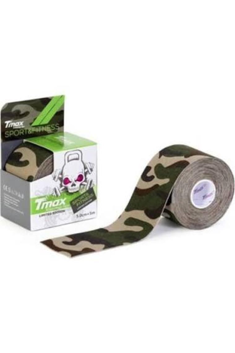 Tmax Tape Tex Kinesio Band Yeşil Kamuflaj 5CMX5M