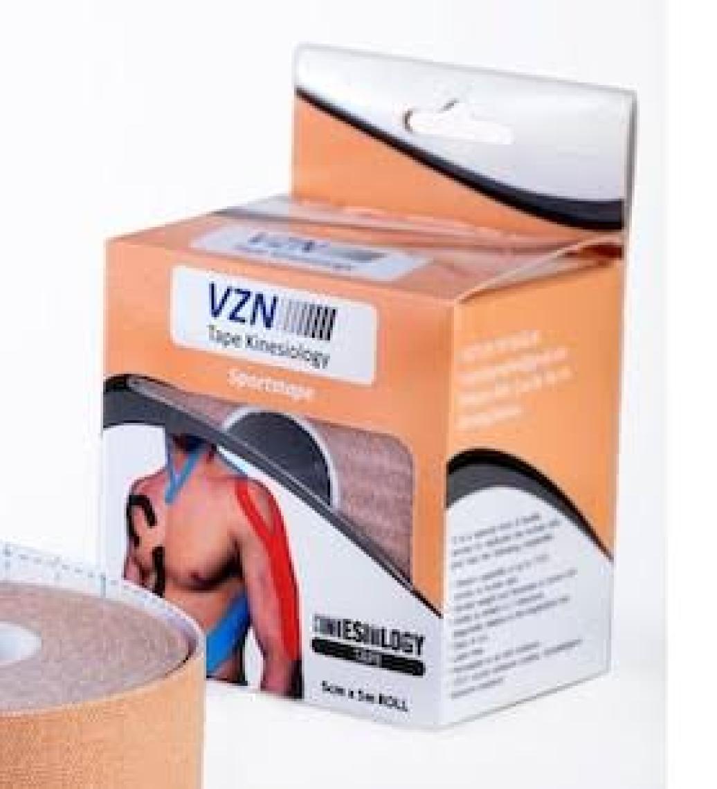 Vzn Sporttape Siyah Kinezyo Bandı Sporcu Kas Bandı 5cmx5mt