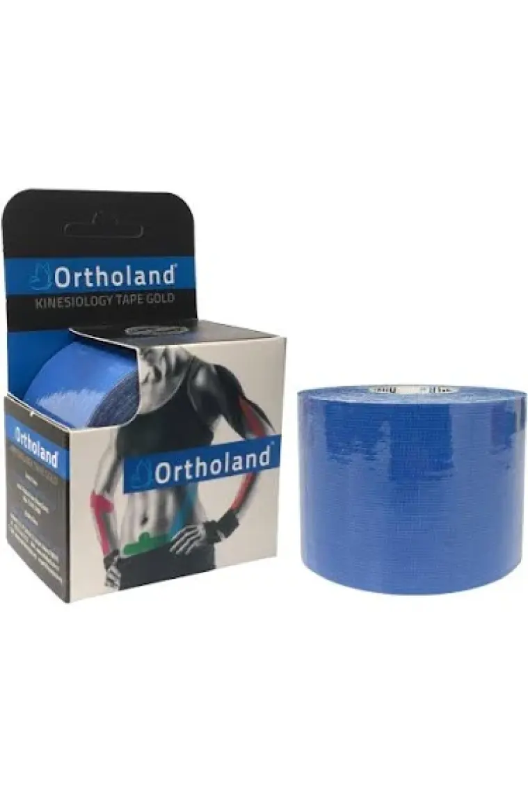 Ortholand Koyu Mavi Renk Kinesio Bandı, Spor Kas Ağrı 5cm*5mt