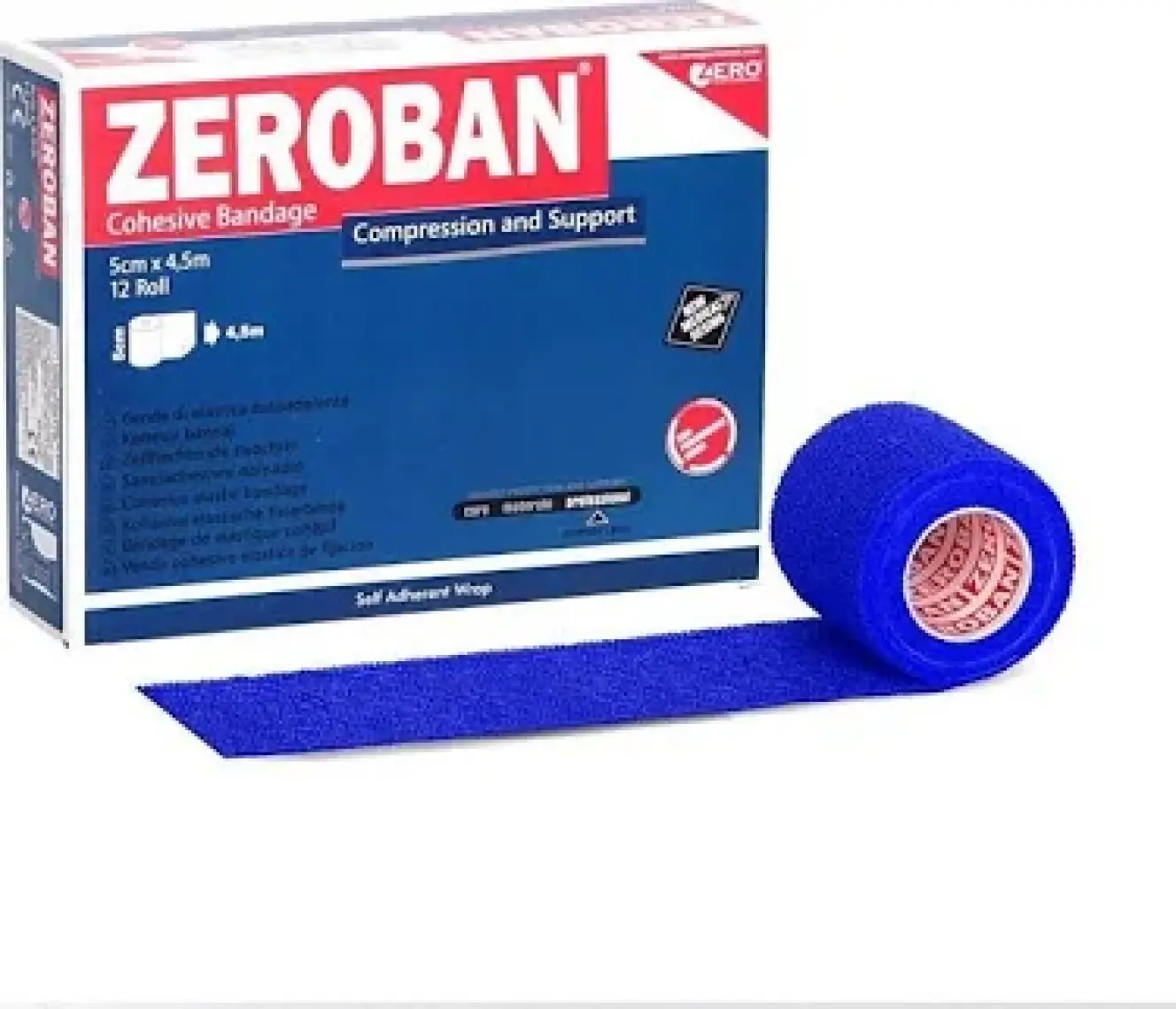Zero Sports Med Zeroban 5cm x 4,5m Mavi