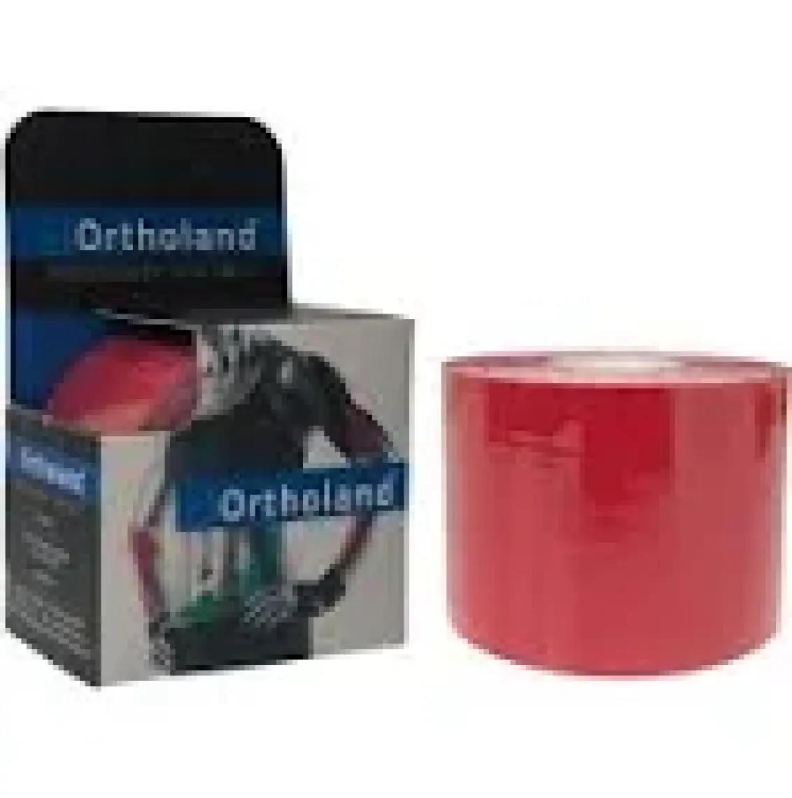 Ortholand Kırmızı Renk Kinesio Bandı, Spor Kas Ağrı 5cm*5mt